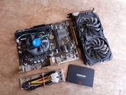 Zestaw H110M Pro-VH + i5-6500 + 8GB DDR4 + SSD 256GB + R9 380 4GB + Win10