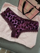 Nowa bielizna stringi Victoria's Secret cekiny L