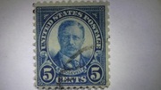Amerykański znaczek  Theodor Roosvelt 5 centów USA