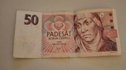 Czechy stary banknot, 50 CZK 1997 