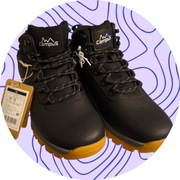 Campus Super Buty Zimowe Męskie Trekkingowe Czarne r. 42 + gratis