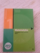 Matematyka 1 podręcznik zakres podstawowy M. Kurczab E. Kurczab