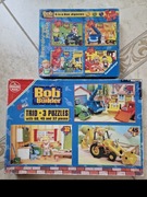Bob budowniczy Komplet puzzli 7 obrazków