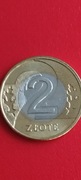 Moneta Polska 2 zł. 2023 r. Destrukt