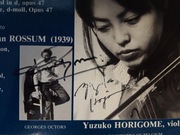 YUZUKO HORIGOME OCTEURS 2 AUTOGRAFY! QUEEN ELIZABETH COMPETITION1980 LP NM!