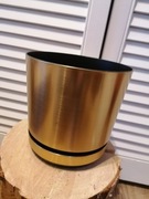 Donica plastikowa złota