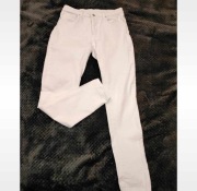 Białe spodnie skinny high waist Pepe Jeans 97% bawełna