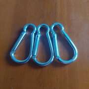 Karabńczyk z aluminium 45.2mm x 22.0mm x 3.5mm (3x)