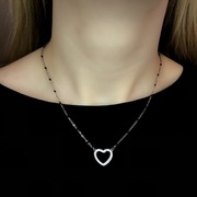 Naszyjnik Serduszko Stal Chirurgiczna