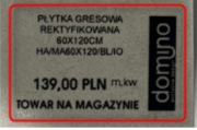 Gres Biały Rektyfikowany 60x120 | KUP 3 ODBIERZ 2 GRATIS! OKAZJA -40%