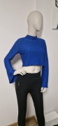 Oryginalny Crop top Bluzka z zapięciem na plecach Y2K Viral rozm. M