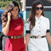 Skórzany pasek Moschino oryginalny