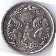 AUSTRALIA, 5 centów 2012 , KM# 401, st.1-/2+/AU