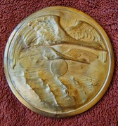 Przepiękna soczewka do zegara wiszącego