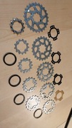 Kaseta Campagnolo 10s 12-25 + łańcuch SRAM PC-1071 hollow pins, super stan