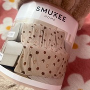 Koc dekoracyjny kocyk smukee w rogaliki ciastko cynamonka viral viralowy