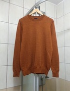 sweter męski M Mario Conti kolor ceglany miedziany pomarańczowy fason typu 