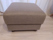 Pufa bezowa duża ze schowkiem.Nowa.