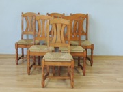 KRZESŁA SOSNOWE 6 SZTUK SOSNA STYLOWE - WYSYŁKA - 3R