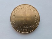 Austria 1 szyling 1991