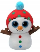 Maskotka bałwanek Dave, pluszak 15 cm, TY, Beanie Boo's