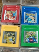 Kultowe 4 gry Pokemon - Red/Blue/Yellow/Green - GameBoy Color/Advance/Sp