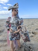 Sukienka dla lalki | zestaw dla barbie | ubranka dla lalki handmade