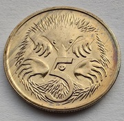 AUSTRALIA 5 Cents 1990 okołoMENNICZA