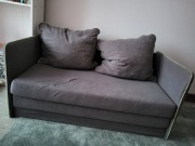 HUGO - szara sofa rozkładana dla dzieci
