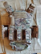 Szpej do ASG, kamizelka, magazynki, pas...