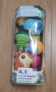 KULKO-KLOCKI SENSORYCZNE ZWIERZĄTKA 18 EL LALABOOM 