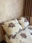 Dwie duże poduszki 100% wełna owcza Merino