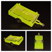 MAJORETTE przyczepa limonkowa