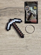 Breloczek Żelazny Kilof Minecraft 3d - Brelok Druk3d fidget