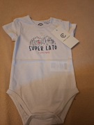 Dziewczęce body z krótkim rękawem