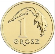 1 groszy 2025 r. z woreczka MW