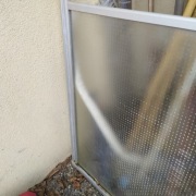 Parawan nawannowy szklano aluminiowy 170dł x 150 wys