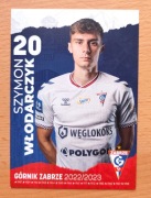 Oficjalna karta klubowa Górnik Zabrze 22/23 Szymon Włodarczyk