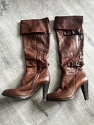 Buty skórzane Manas Lea Foscati