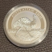 PROMOCJA Perth Mint Australia EMU 1oz 2018 z rolki (pierwsze bicie) srebro