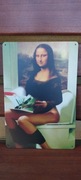 Tabliczka metalowa vintage 20cm x 30cm Mona Lisa