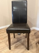 Sprzedam zestaw 8 krzeseł z Eco skóry