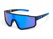 Okulary sportowe niebieskie, rowerowe, polaryzacyjne,