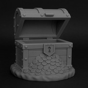 Pojemnik skrzynia skarbów RPG