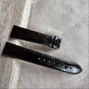 Pasek do zegarka ROAMER 18mm NOS skóra gruby czarny 18/16