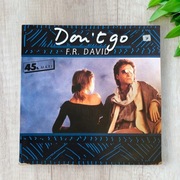 F.R. David Don't Go 1987 VG+ Italo Disco Maxi Single 12 
