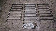 21 sztuk uchwyt meblowy metalowy chromowany 128mm 12,8cm