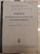 Tablice natematyczno-fizyczne czterocyfrowe W.Wojtowicz