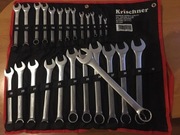 Zestaw kluczy płasko-oczkowych KRISCHNER 25 el. 6–32 mm – NOWY