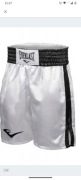 EVERLAST Spodenki bokserskie BOXING TRUNKS PRO white /black- M